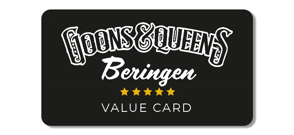 Goons & Queens cadeau kaart